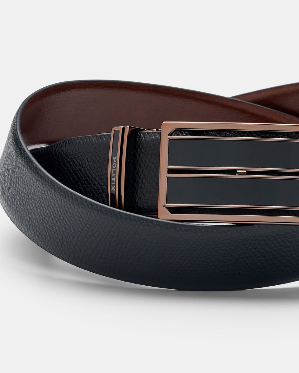 Keiran Reversible Leather Belt, Black, hi-res